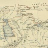 Map of Cuba and The Caribbean Sea circa 1869 Keith Johnston Royal Atlas Hand coloured map