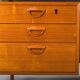 Danish teak desk by Kai Kristiansen for FM Møbler, 1960s