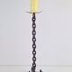 Brutalist Chain Floor Candleholder from Franz West, France, 1960s