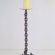 Brutalist Chain Floor Candleholder from Franz West, France, 1960s