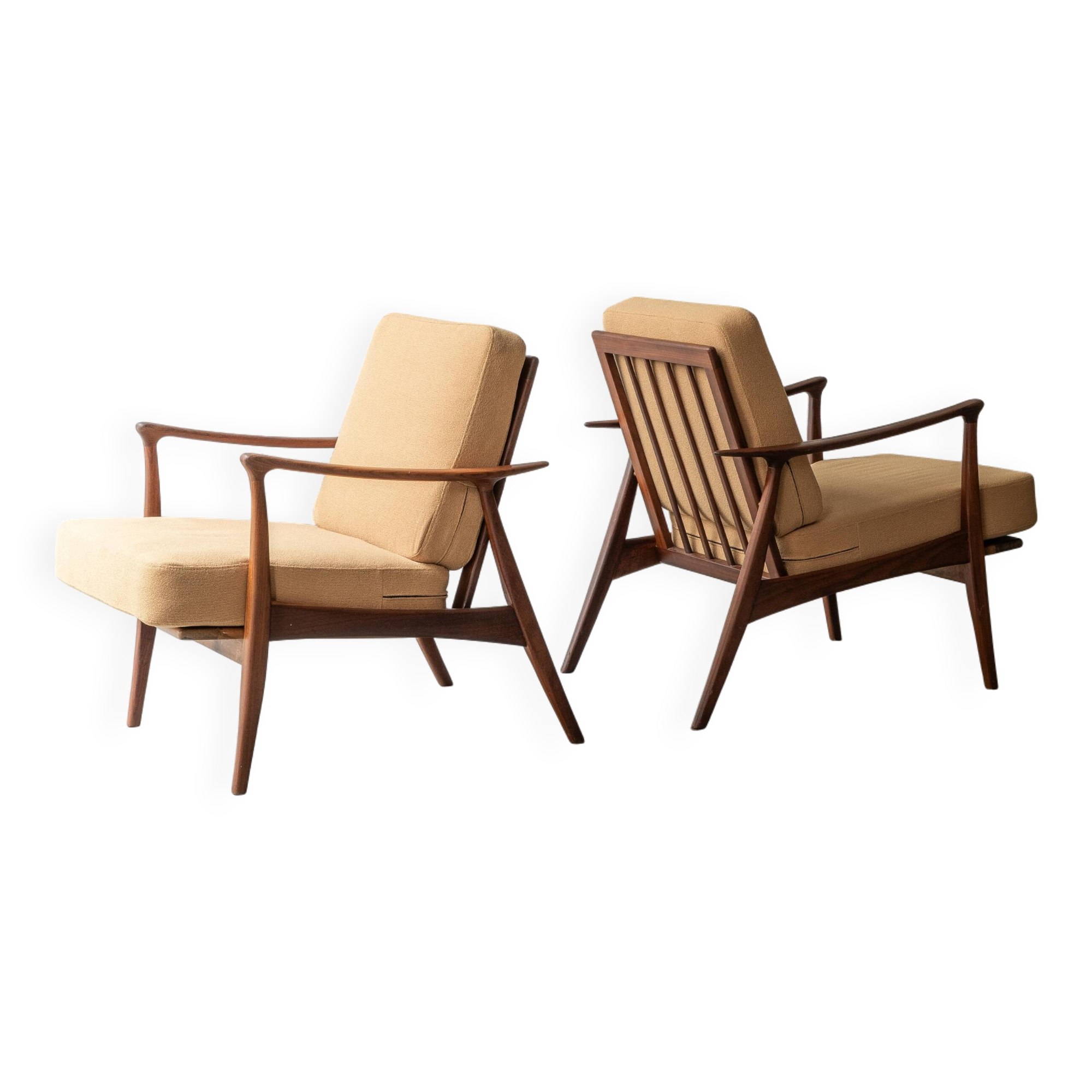 Set of 2 Easy Chairs Danish design
