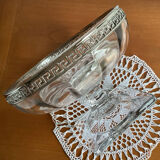 Standing cut square glass base