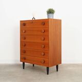 Commode danoise en teck, années 1960