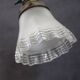 Vintage Brass And Glass Table Lamp, 1930s