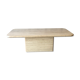 Table en travertin de forme rectangle