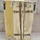 Antique Art Deco wall display cabinet in Burmese teak.