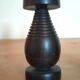 Pair of wooden candle holders design 60s 70s