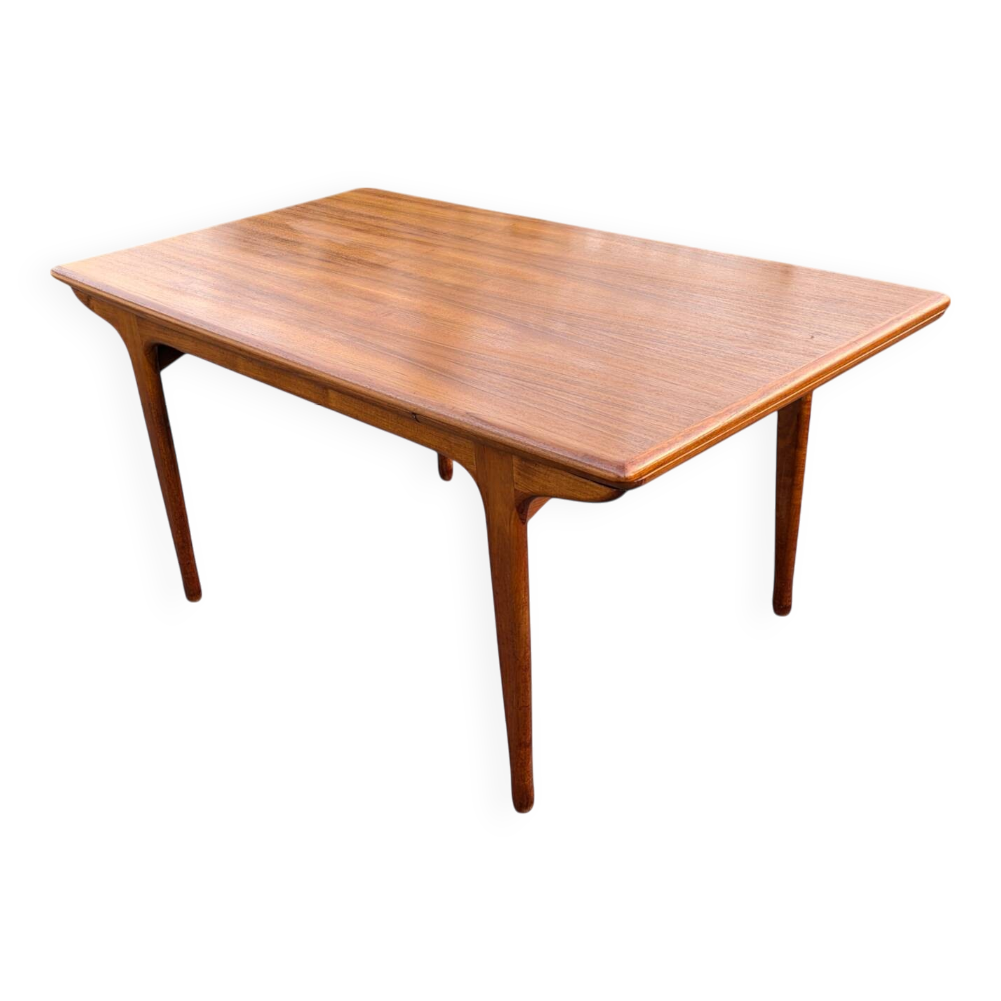 Vintage Teak dining table, "Paris TV cabinet" 1960 + extensions