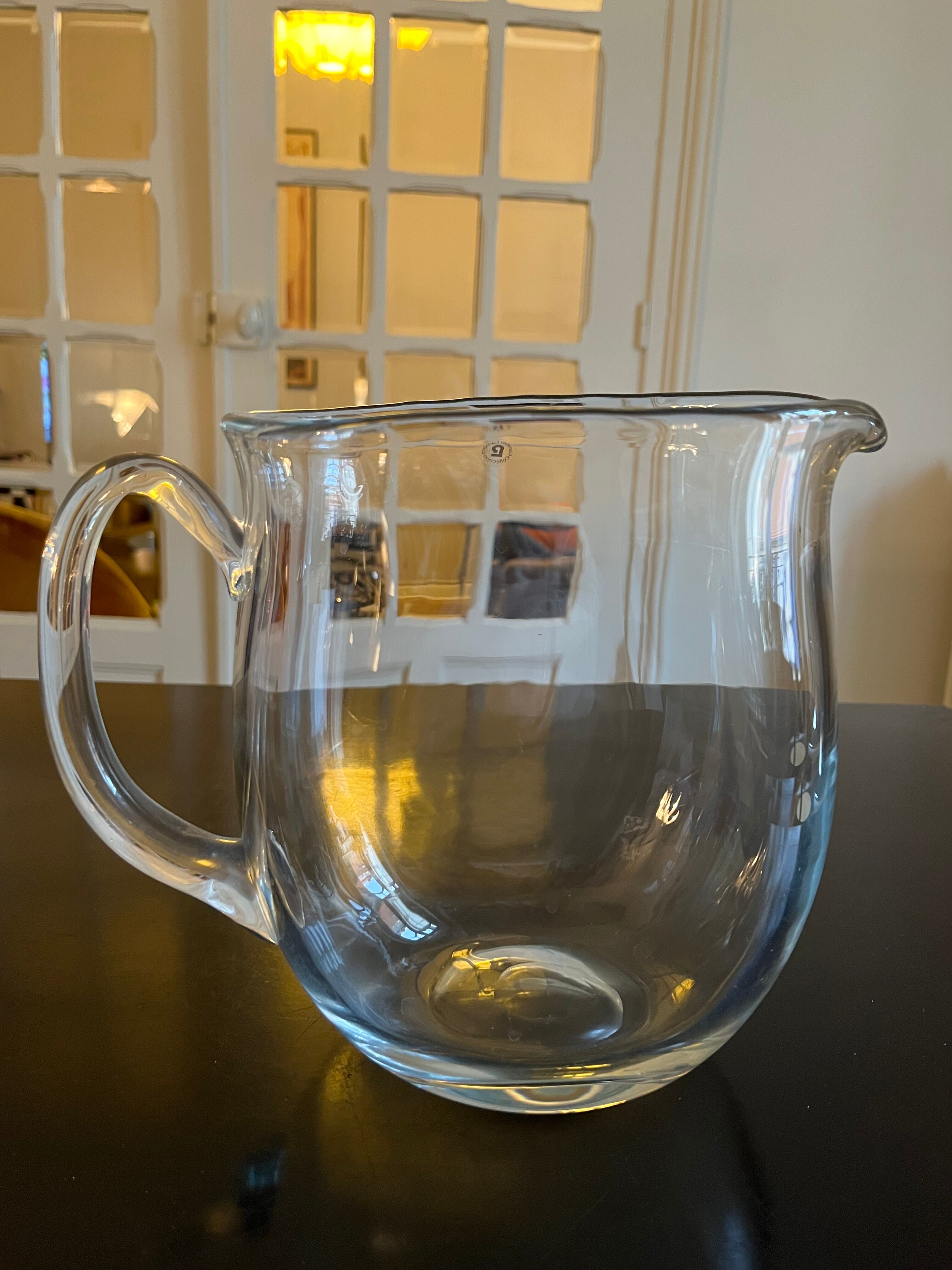 80s glass jug