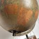 Vintage 1930 globe terrestrial Jacques Adnet world map J. Forest glass wood -