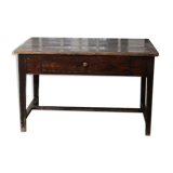 Farm table in dark wood