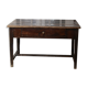 Table de ferme bois foncé