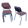 4 chaises de 1980