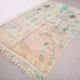 Turquoise Vintage Boujaad Rug 158 cm x 262 cm - Moroccan Wool rug Handmade