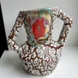 Vallauris vintage vase 70s