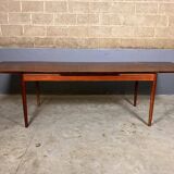 Rosewood dining table XL Mid Century Vintage Dutch Design