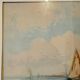 Old painting, Marine, signed and dated 1900