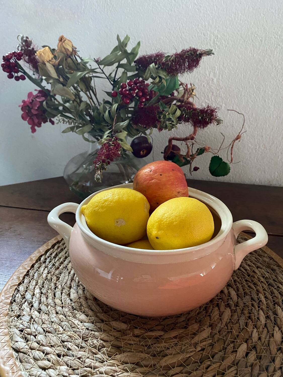 Villeroy and Boch powder pink salad bowl.
