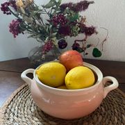 Villeroy and Boch powder pink salad bowl.