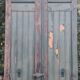 Pair of shutters oak parts with louvers 201,5x106cm