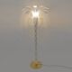 Pair of Iridescent Murano Glass Palm Tree Floor Lamps