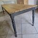 Table de ferme chêne massif 250cm d’office vintage 10-12 personnes