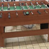 Old table football wood chrome vintage
