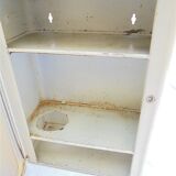 Metal pharmacy cabinet