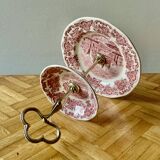 Antique double-decker servant - Enoch Wedgwood (Tunstall) Ltd - Royal Homes of Britain - 1960