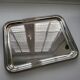 Large silver-plated metal serving platter Christofle Gallia collection