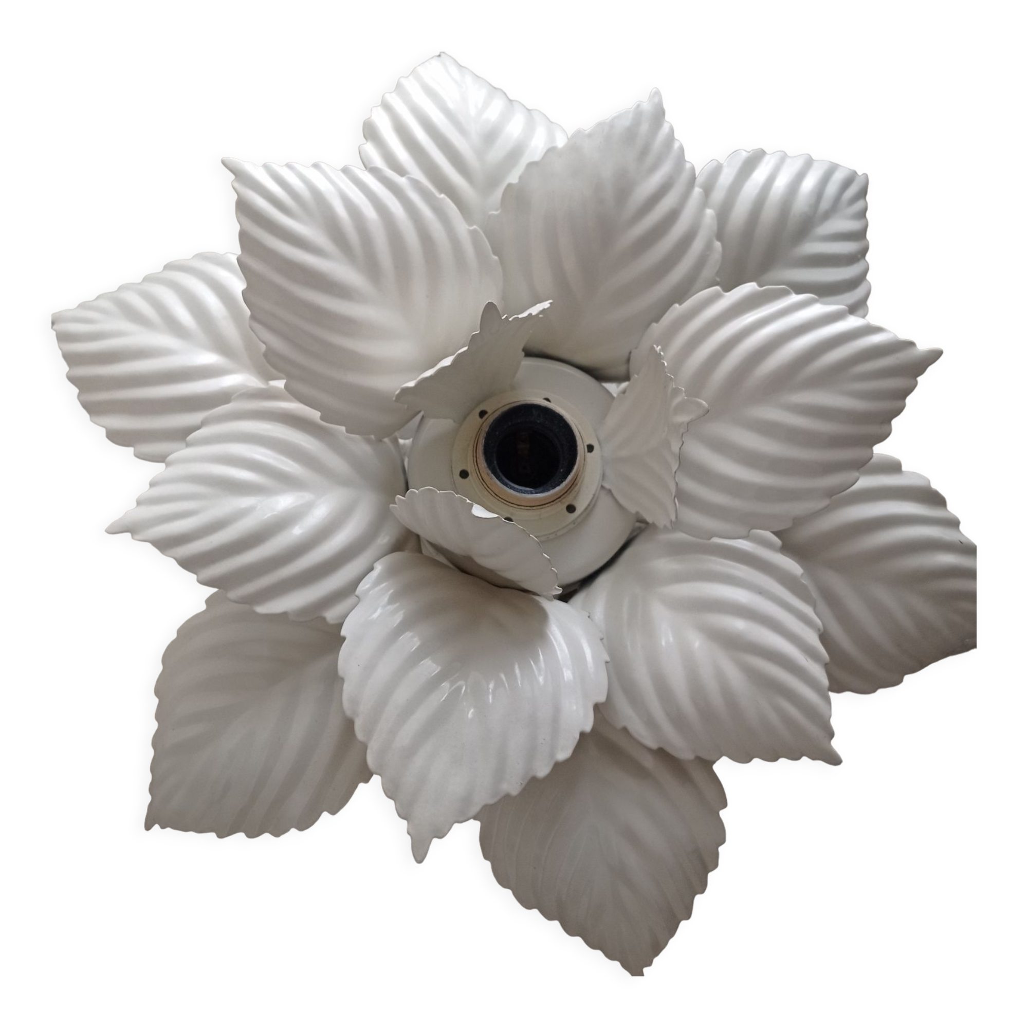 Vintage flower wall lamp or ceiling lamp