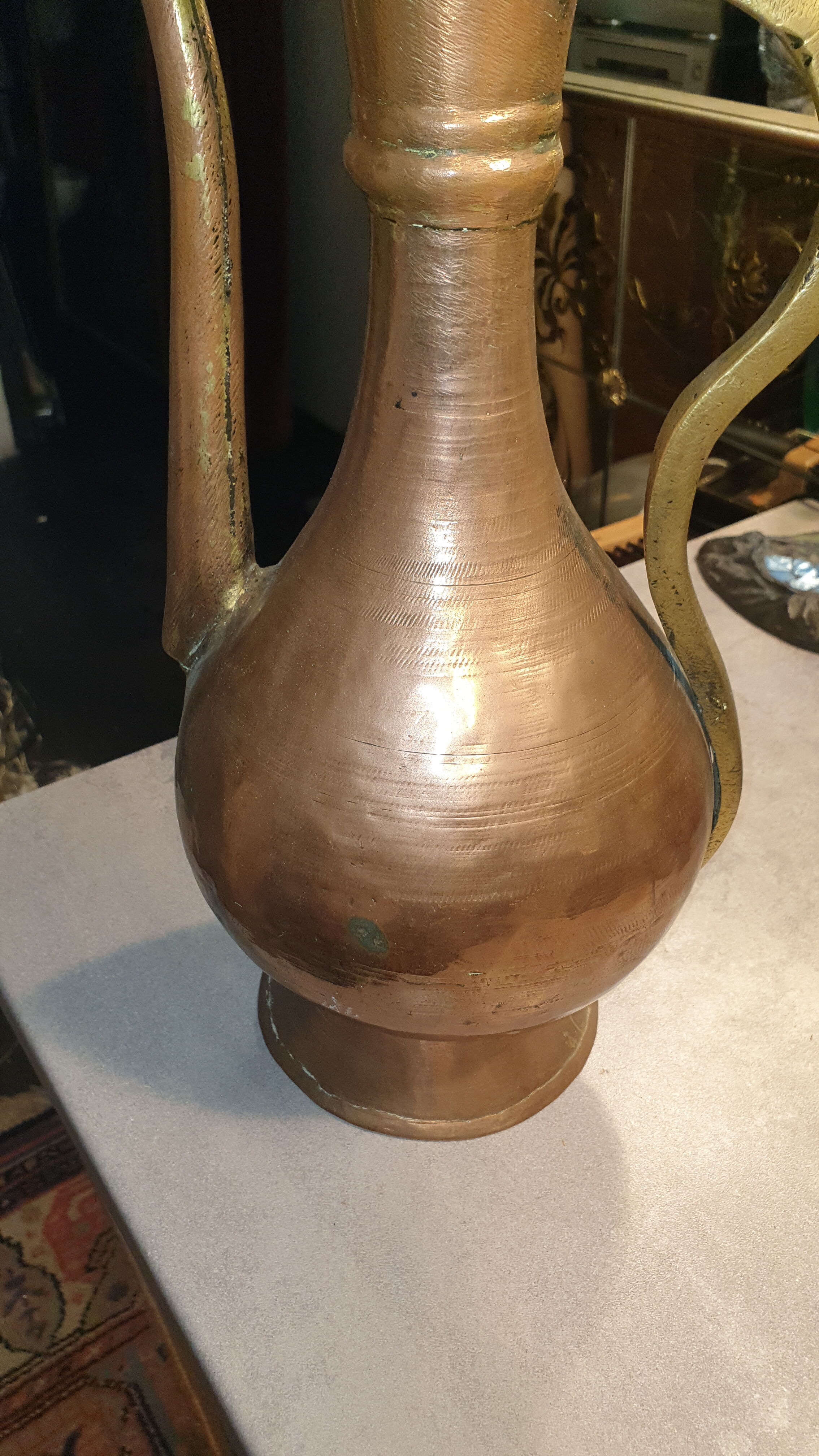 Copper ewer North Africa