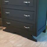 Black Art Deco dresser