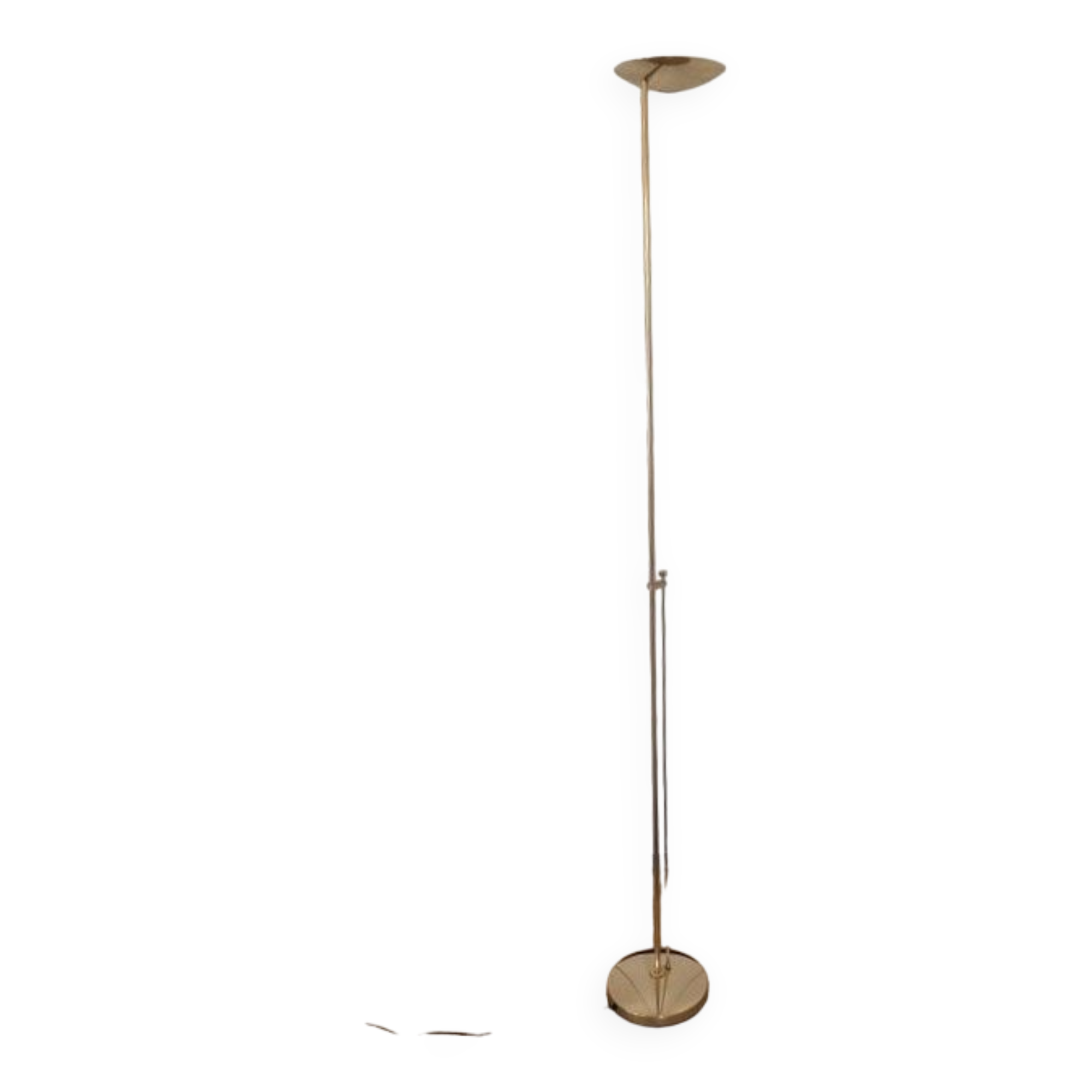Estiluz Icon Gold halogen floor lamp