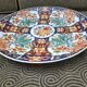 Large Imari dish 45 cm in diameter, Japanese porcelain
