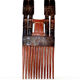Solid wood decorative comb from Ghana