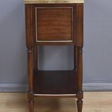 Mahogany curtain coffee table, Louis XVI style – mid-19th century