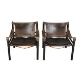 Pair of Sirocco armchairs by Arne Norell, Sweden, 1960s