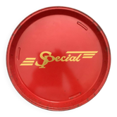 Advertising metal tray