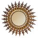 Magnificent sun mirror from the 1950s Italy.