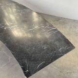 Addor 60s sculptural marble and brass coffee table