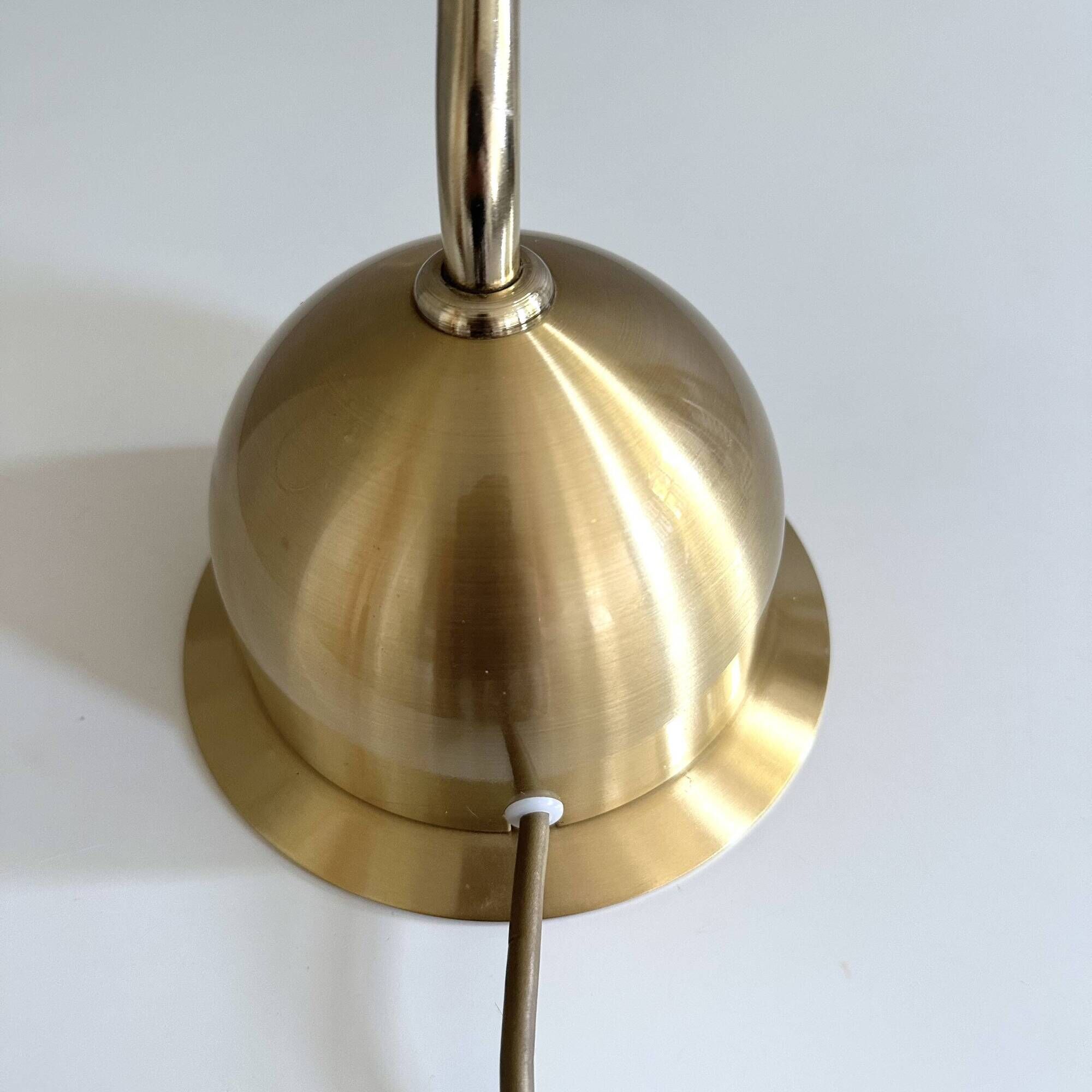 Vintage Hustadt Table Lamp – Brass Globe Lamp | Reading Lamp | Spot Lamp
