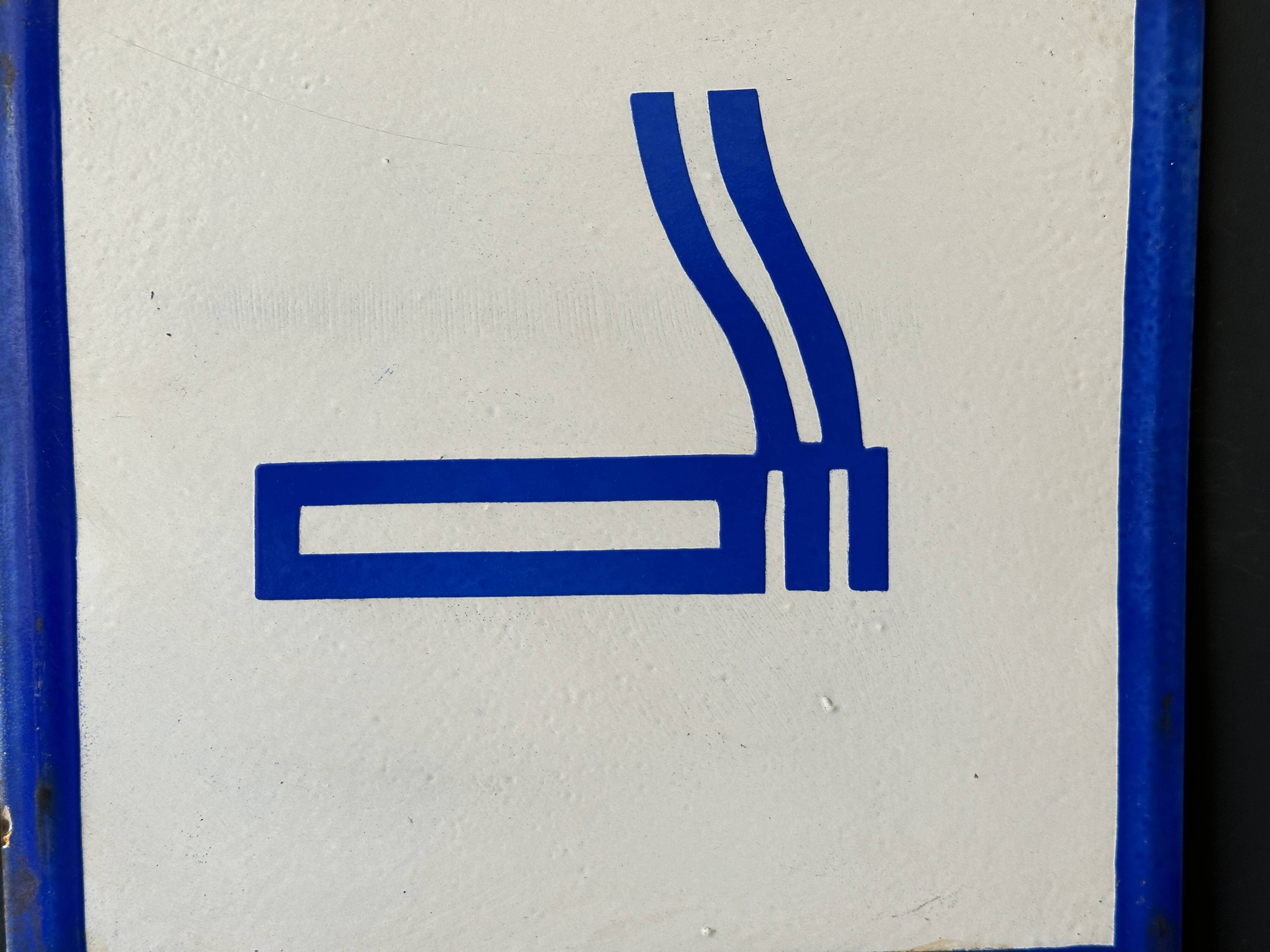 Vintage Europe Industrial Enamel Sign Decoration Architecture