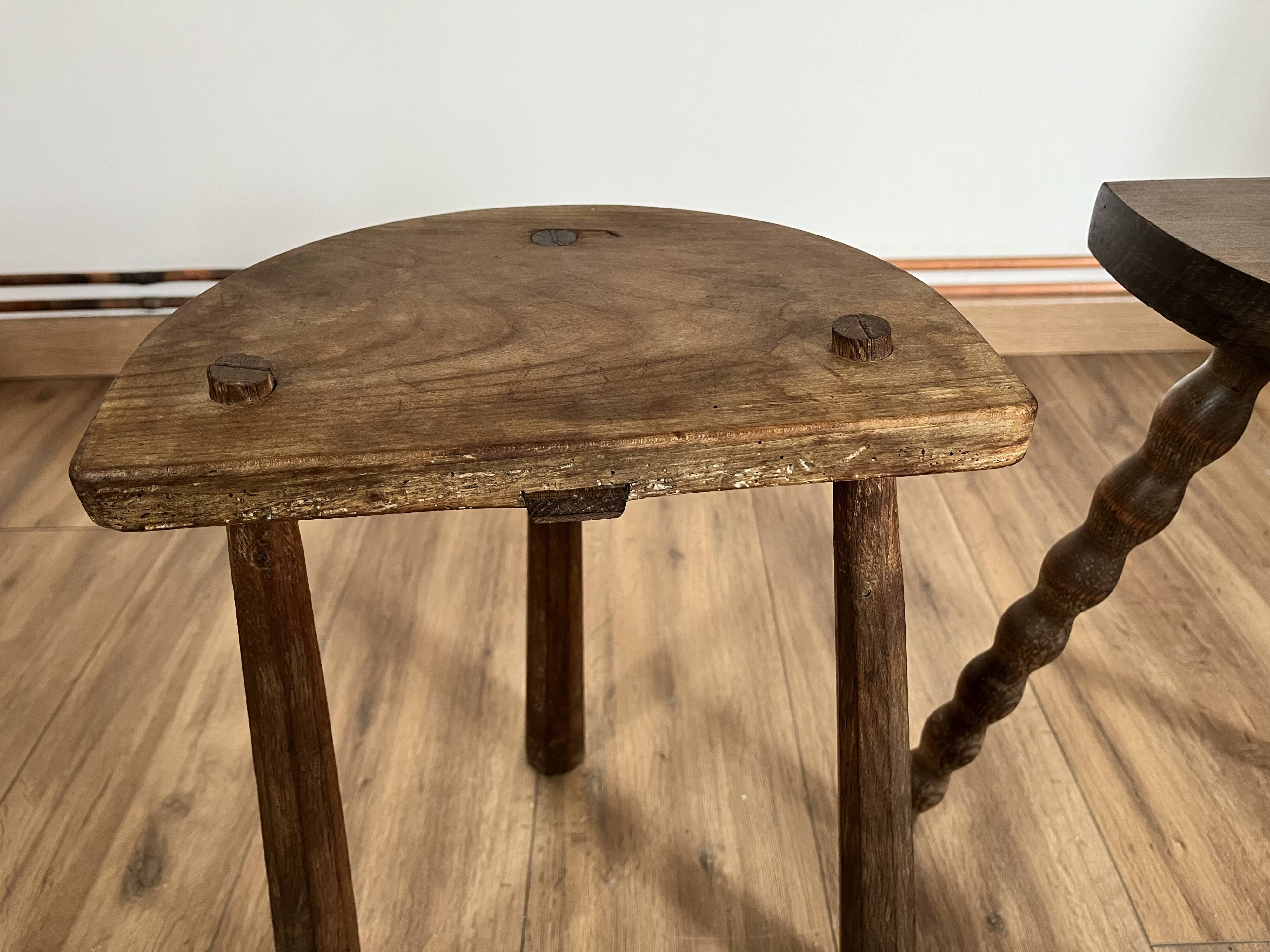 Set of 4 mismatched stools
