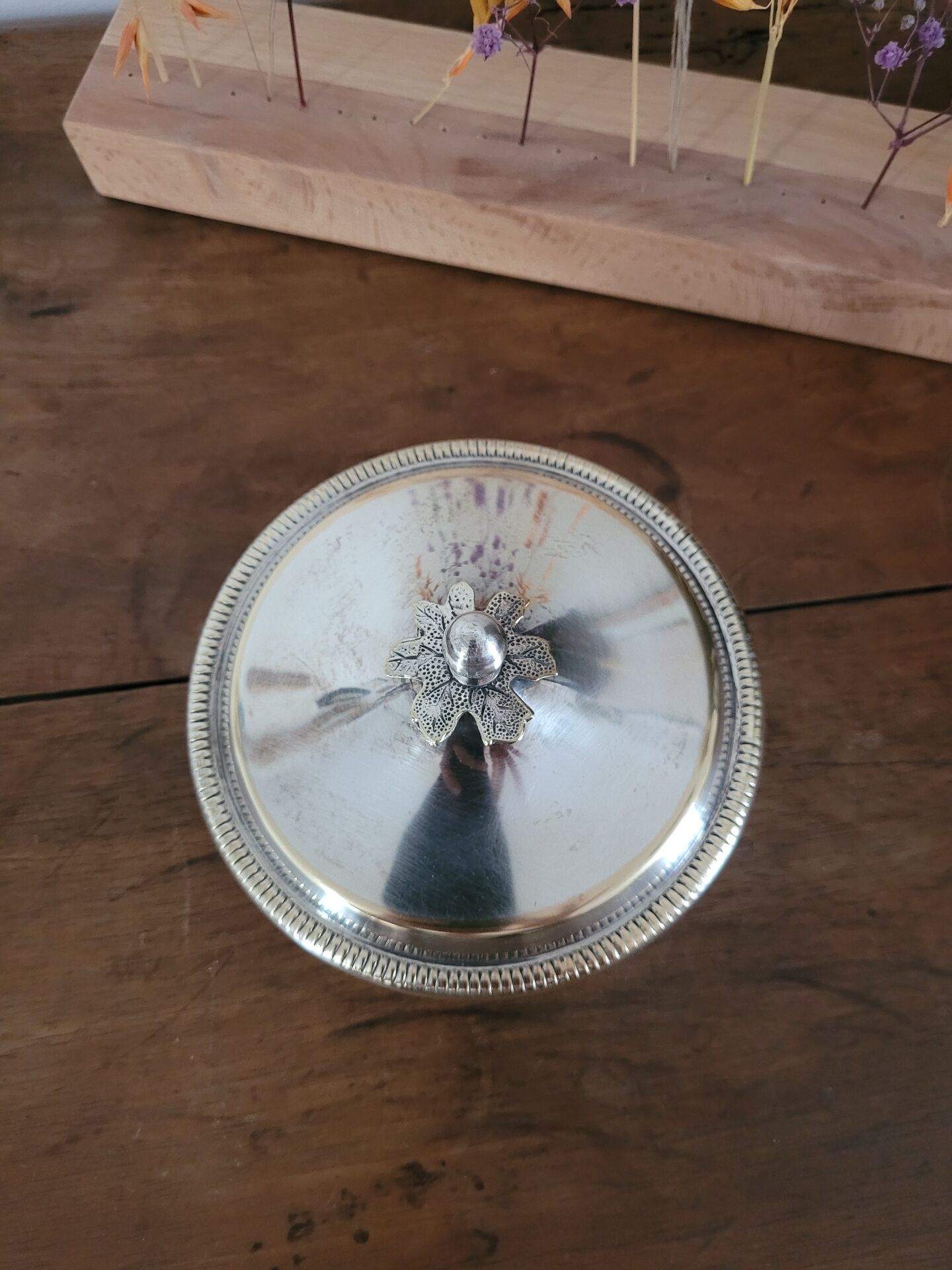 Silver sugar bowl Bossi Silverplate Italy
