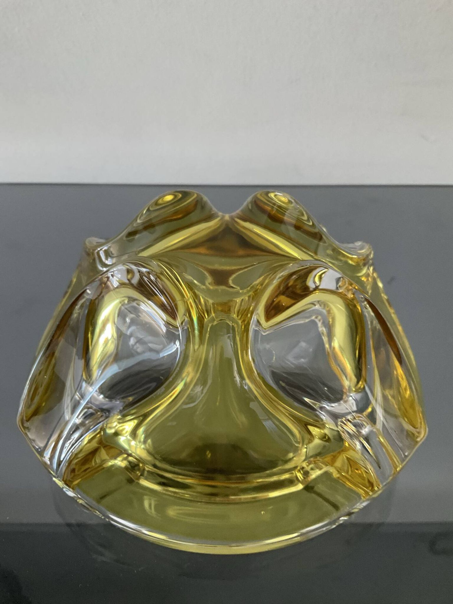 Vintage glass vide poche from Murano, 1970s.