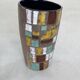 Vintage ceramic vase with abstract decor, Vallauris circa 1960