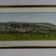 Eliane lienard (xxth century) pastel "landscape of rantechaux in the doubs" signed lower right