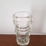 70s molded glass vase