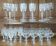 Series of 36 cut crystal/crystal cut glasses from Lorraine